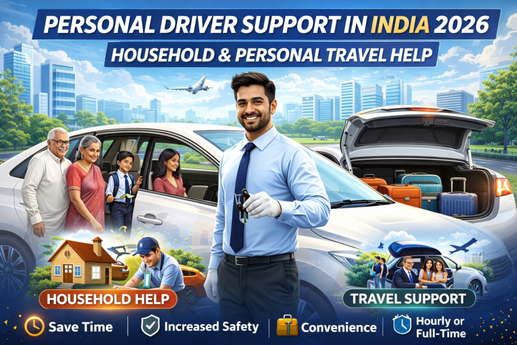 Personal Driver Support in India 2026 – Household and Personal Travel Help