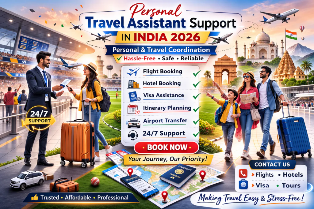 Personal Travel Assistant Support in India 2026