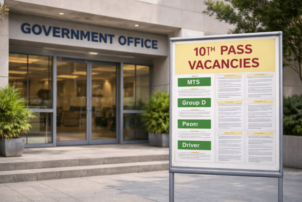 10th Pass Government Jobs & Vacancies | Latest 10th Pass Job Updates