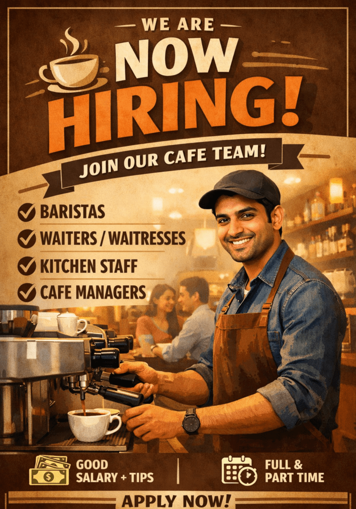 cafe hiring