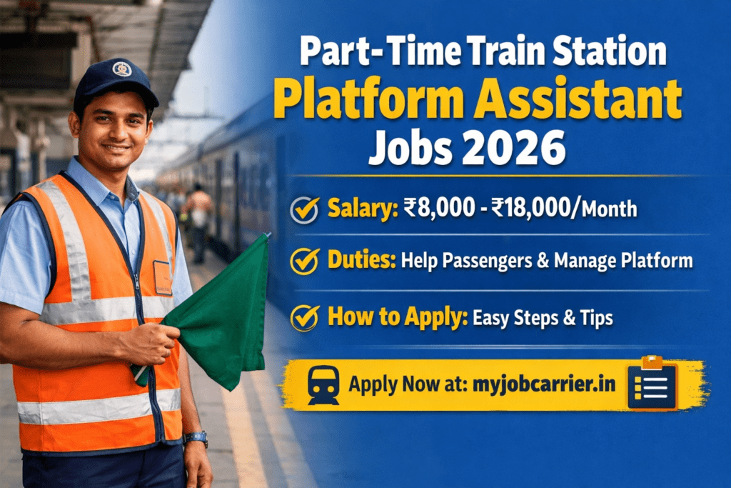 Part-Time Train Station Platform Assistant Jobs 2026