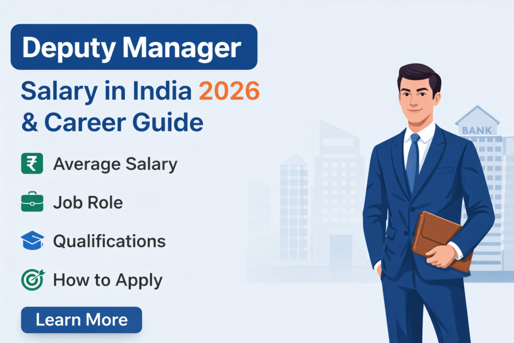 Deputy manager salary and career guide