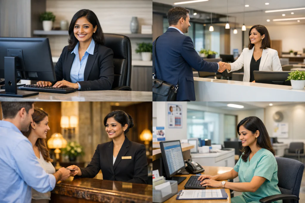 Receptionist Jobs  – Complete Guide (2026)