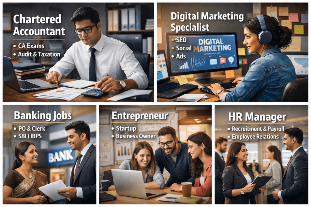 Best Jobs for Commerce Students