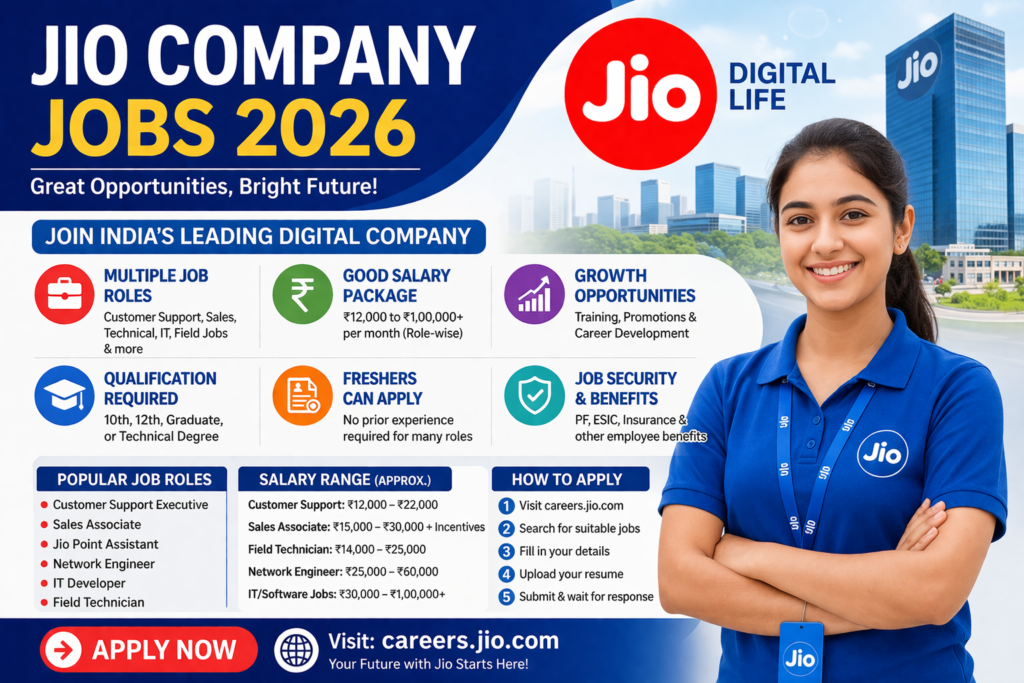 Jio company job