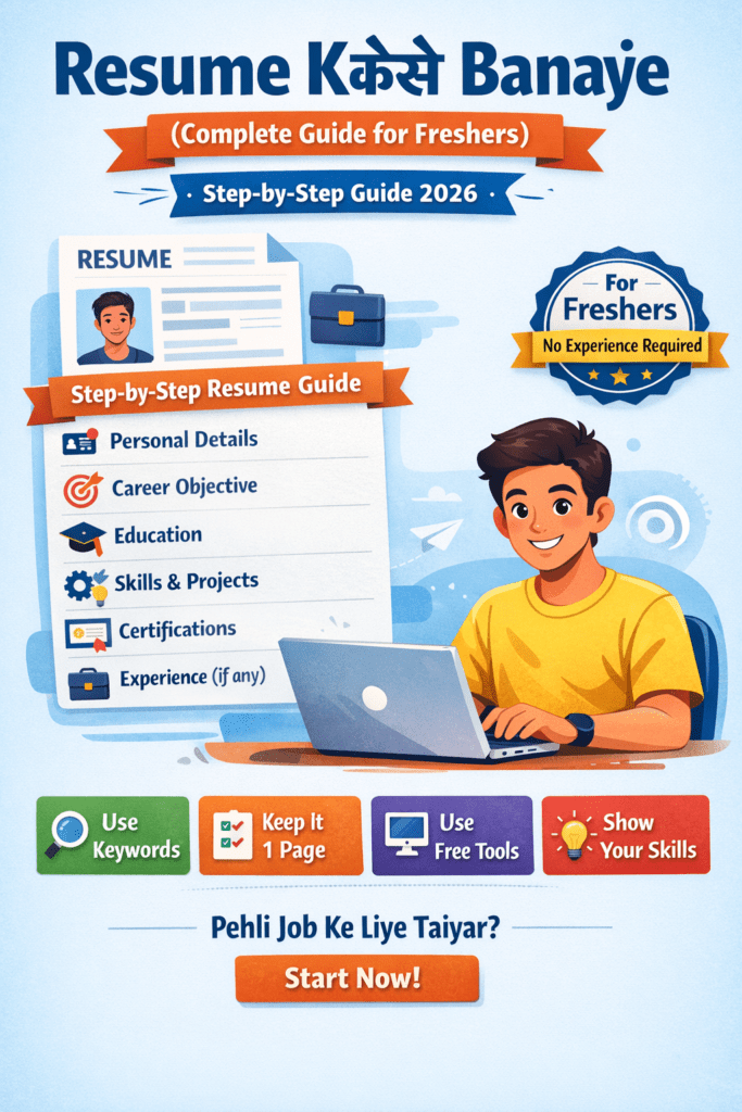 Resume, Fresher Resume